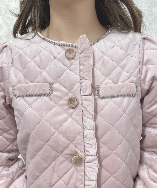 Swankiss(スワンキス)の「PN quilt lady SET UP(ワンピース・レディース・ブラック/ベージュ/ピンク・FREE)」の15枚目の写真