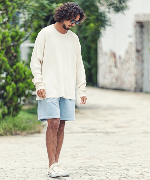 MARBLES（マーブルズ）の「mp9578-PIGMENT COLOR SHORTS ショーツ（その他パンツ・メンズ・チャコール/ネイビー/サックスブルー/トップグレー/レッド・XL/M/L）」の17枚目の写真