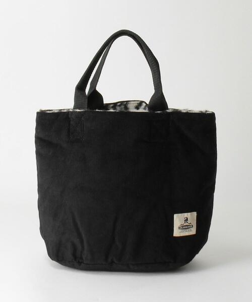 COLD BREAKER（コールドブレーカー）の「＜COLDBREAKER＞コーデュロイ×ボア リバーシブルトートバッグ -2WAY-（トートバッグ・レディース・ブラック・FREE）」の3枚目の写真