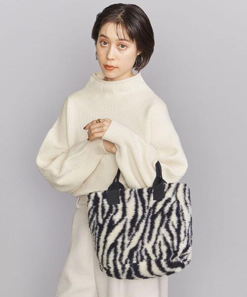 COLD BREAKER（コールドブレーカー）の「＜COLDBREAKER＞コーデュロイ×ボア リバーシブルトートバッグ -2WAY-（トートバッグ・レディース・ブラック・FREE）」の12枚目の写真