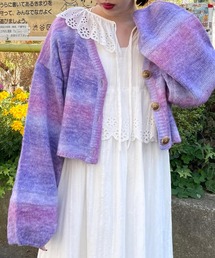 Alley by w closet | 【Alley】カラフルグラデ2WAYニットカーディガン(カーディガン/ボレロ)