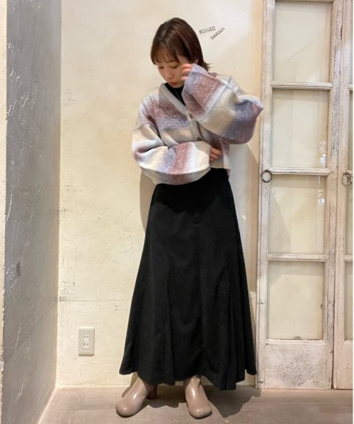 Alley by w closet（アリーバイダブルクローゼット）の「【Alley】カラフルグラデ2WAYニットカーディガン（カーディガン/ボレロ・レディース・パープル/ブルー・FREE）」の19枚目の写真