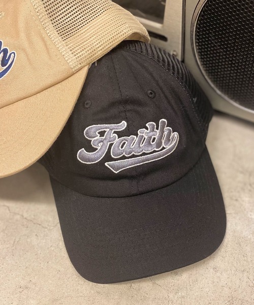 WEGO（ウィゴー）の「WEGO/ロゴメッシュキャップ（キャップ・レディース・ベージュ/ブラック/グリーン・FREE）」の2枚目の写真