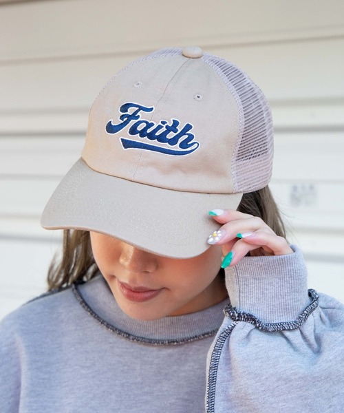 WEGO（ウィゴー）の「WEGO/ロゴメッシュキャップ（キャップ・レディース・ベージュ/ブラック/グリーン・FREE）」の17枚目の写真