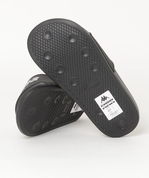 Kappa(カッパ)の「【UNI】Kappa(カッパ)AUTHENTIC CAESAR 1 SLIDE SANDAL(サンダル・メンズ・ブラック×シルバー/ホワイト×グリーン・39/37/38/40/42/43/41/36)」の7枚目の写真