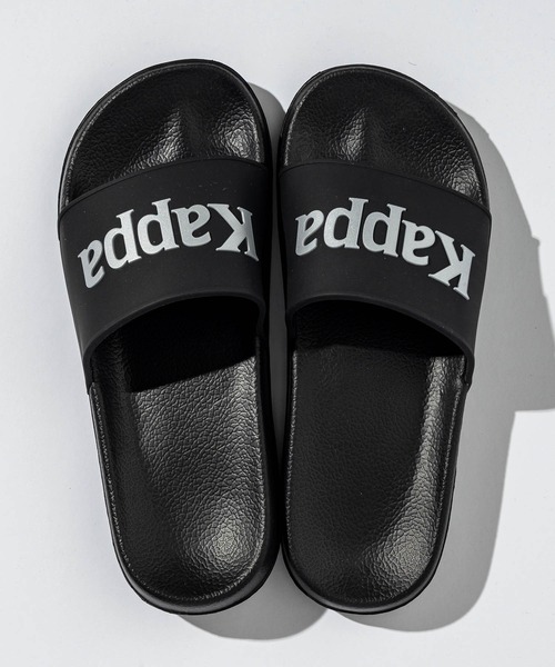 Kappa(カッパ)の「【UNI】Kappa(カッパ)AUTHENTIC CAESAR 1 SLIDE SANDAL(サンダル・メンズ・ブラック×シルバー/ホワイト×グリーン・39/37/38/40/42/43/41/36)」の9枚目の写真