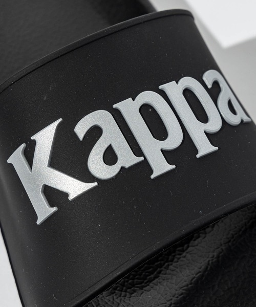 Kappa(カッパ)の「【UNI】Kappa(カッパ)AUTHENTIC CAESAR 1 SLIDE SANDAL(サンダル・メンズ・ブラック×シルバー/ホワイト×グリーン・39/37/38/40/42/43/41/36)」の4枚目の写真