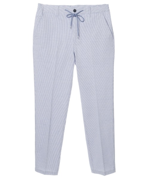 CROWDED CLOSET（クラウデッドクローゼット）の「コットンリネンサッカーストライプジャージパンツ（その他パンツ・メンズ・ホワイト/ネイビー・01/02/03/04）」の17枚目の写真