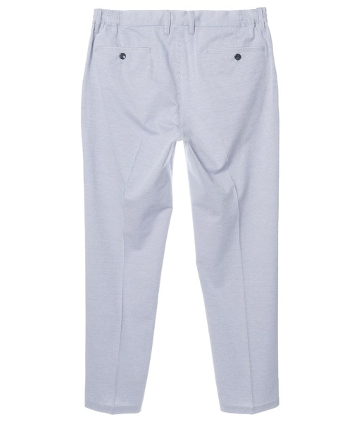 CROWDED CLOSET（クラウデッドクローゼット）の「コットンリネンサッカーストライプジャージパンツ（その他パンツ・メンズ・ホワイト/ネイビー・01/02/03/04）」の7枚目の写真