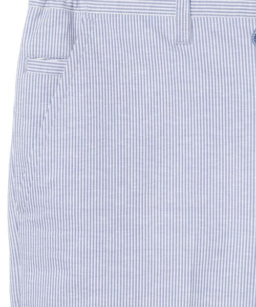 CROWDED CLOSET（クラウデッドクローゼット）の「コットンリネンサッカーストライプジャージパンツ（その他パンツ・メンズ・ホワイト/ネイビー・01/02/03/04）」の9枚目の写真