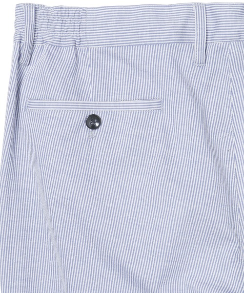 CROWDED CLOSET（クラウデッドクローゼット）の「コットンリネンサッカーストライプジャージパンツ（その他パンツ・メンズ・ホワイト/ネイビー・01/02/03/04）」の4枚目の写真