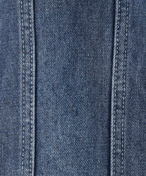 mysty woman（ミスティウーマン）の「デニムノーカラーGジャン 264080（デニムジャケット・レディース・オフホワイト/ブルー・FREE）」の15枚目の写真