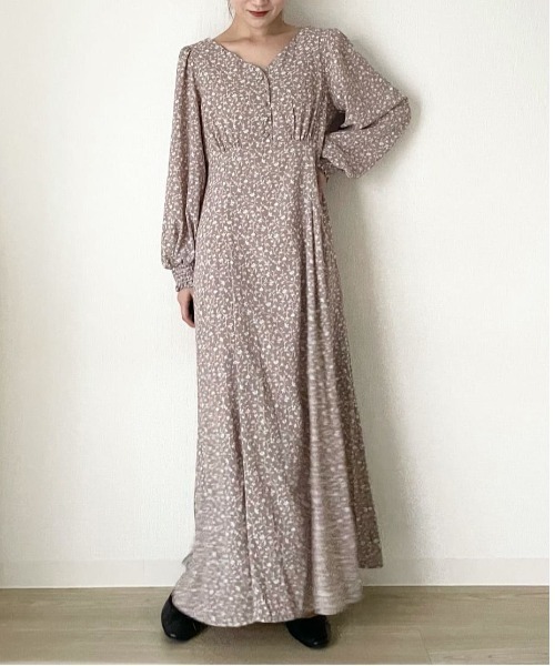 ブランド古着 長袖ワンピース ワンピース Mysty Woman ミスティウーマン のファッション通販 Zozoused