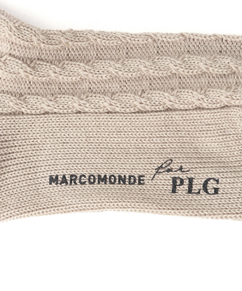 plage（プラージュ）の「【MARCOMONDE/マルコモンド】SP ケーブルソックス（ソックス/靴下・レディース・ベージュ/ホワイト系その他・FREE）」の8枚目の写真