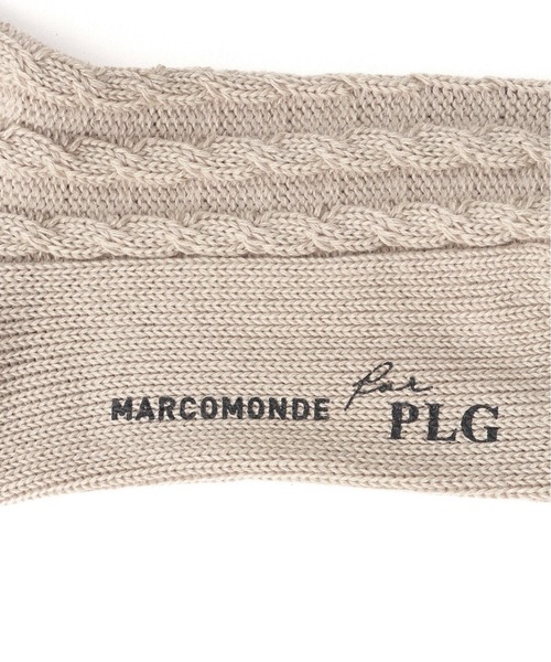 plage（プラージュ）の「【MARCOMONDE/マルコモンド】SP ケーブルソックス（ソックス/靴下・レディース・ベージュ/ホワイト系その他・FREE）」の3枚目の写真