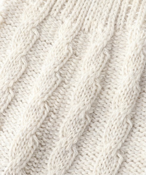 plage（プラージュ）の「【MARCOMONDE/マルコモンド】SP ケーブルソックス（ソックス/靴下・レディース・ベージュ/ホワイト系その他・FREE）」の4枚目の写真