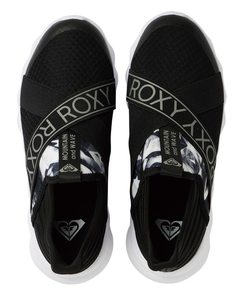 ROXY（ロキシー）の「ON THE MOVE 4/ロキシーゴムバンドスニーカー（スニーカー・レディース・ホワイト/ブラック/ブラック系その他・23cm/23.5cm/24cm/24.5cm/25cm）」の14枚目の写真