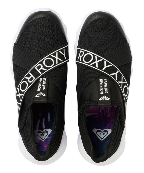 ROXY（ロキシー）の「ON THE MOVE 4/ロキシーゴムバンドスニーカー（スニーカー・レディース・ホワイト/ブラック/ブラック系その他・23cm/23.5cm/24cm/24.5cm/25cm）」の10枚目の写真