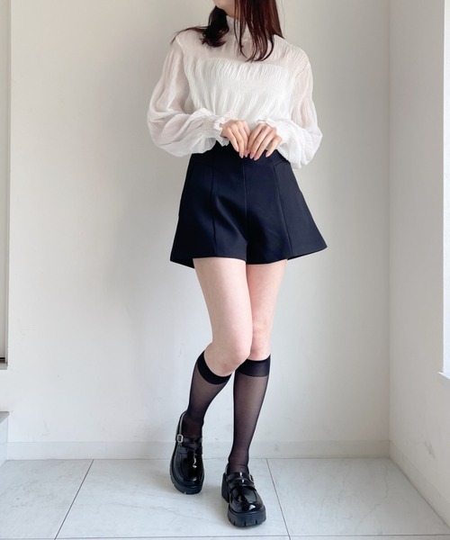 Loueme（ルエム）の「ハイウエストベーシックショートパンツ（その他パンツ・レディース・ホワイト/ブラック/ベージュ・FREE）」の18枚目の写真