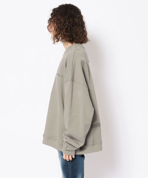 LUSOR（ルーソル）の「LUSOR（ルーソル）　360g裏毛 ロゴスウェット（スウェット・メンズ・ベージュ/グレー/ホワイト・MEDIUM/LARGE）」の7枚目の写真