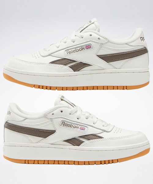Reebok(リーボック)の「クラブシー / Club C Double Revenge(スニーカー・レディース・オフホワイト/ホワイト×グリーン・22.5cm/23.5cm/24.5cm/25.5cm/26.5cm/27.5cm/27.0cm/28.0cm/22.0cm/23.0cm/24.0cm/25.0cm/26.0cm)」の6枚目の写真