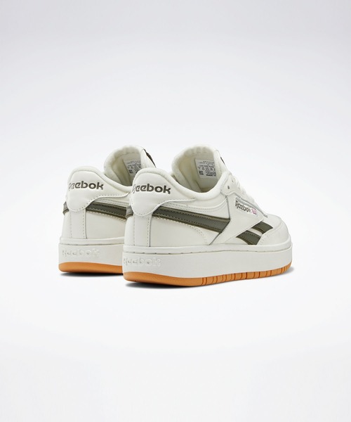 Reebok(リーボック)の「クラブシー / Club C Double Revenge(スニーカー・レディース・オフホワイト/ホワイト×グリーン・22.5cm/23.5cm/24.5cm/25.5cm/26.5cm/27.5cm/27.0cm/28.0cm/22.0cm/23.0cm/24.0cm/25.0cm/26.0cm)」の12枚目の写真