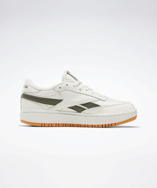 Reebok(リーボック)の「クラブシー / Club C Double Revenge(スニーカー・レディース・オフホワイト/ホワイト×グリーン・22.5cm/23.5cm/24.5cm/25.5cm/26.5cm/27.5cm/27.0cm/28.0cm/22.0cm/23.0cm/24.0cm/25.0cm/26.0cm)」の14枚目の写真