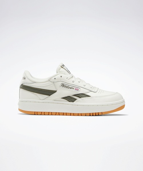 Reebok(リーボック)の「クラブシー / Club C Double Revenge(スニーカー・レディース・オフホワイト/ホワイト×グリーン・22.5cm/23.5cm/24.5cm/25.5cm/26.5cm/27.5cm/27.0cm/28.0cm/22.0cm/23.0cm/24.0cm/25.0cm/26.0cm)」の13枚目の写真