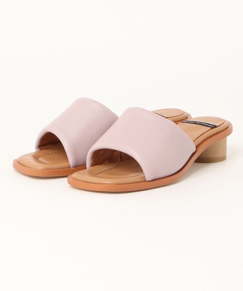 inter-chaussures（インターショシュール）の「【ANGEL ALARCON】スクエアトウミュールサンダル(D22002)（サンダル・レディース・ホワイト/ブラック/ラベンダー・38/35/36/37）」の3枚目の写真
