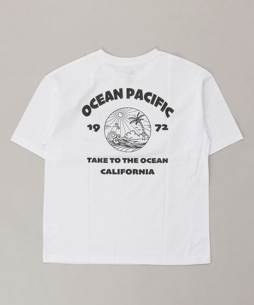 Ocean Pacific(オーシャンパシフィック)の「OP/オーピー UVケア 水陸両用/ユーティリティ/ 半袖ラッシュガード 512473(ラッシュガード・メンズ・ブルー/ブラック/ホワイト・M/L/XL)」の4枚目の写真