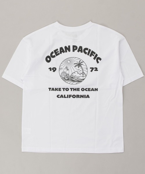 Ocean Pacific(オーシャンパシフィック)の「OP/オーピー UVケア 水陸両用/ユーティリティ/ 半袖ラッシュガード 512473(ラッシュガード・メンズ・ブルー/ブラック/ホワイト・M/L/XL)」の1枚目の写真