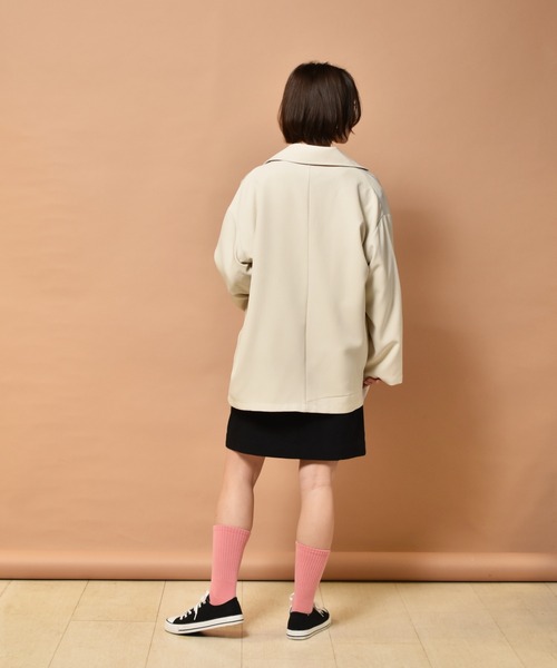 RETRO GIRL（レトロガール）の「ゆるテーラードジャケット（テーラードジャケット・レディース・オフホワイト/イエロー/ブルー/グリーン/ブラウン系その他・FREE）」の11枚目の写真