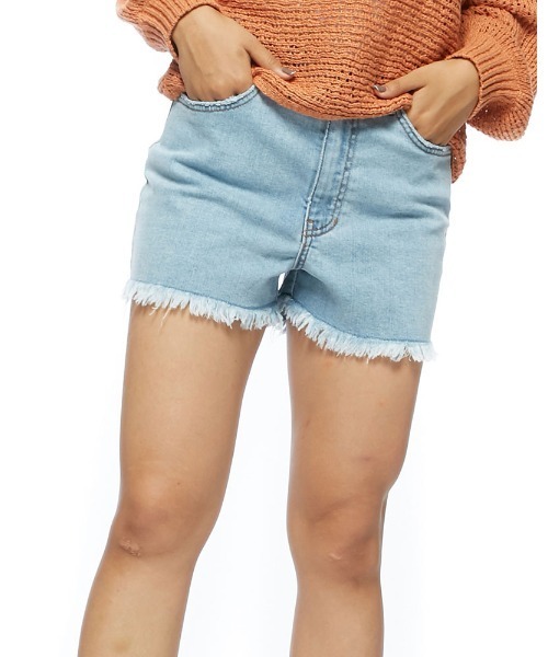 BILLABONG(ビラボン)の「BILLABONG レディース SO CHEEKY ウォークパンツ/ショートパンツ 【2022年春夏モデル】(その他パンツ・レディース・ブルー・24inch/25inch)」の1枚目の写真