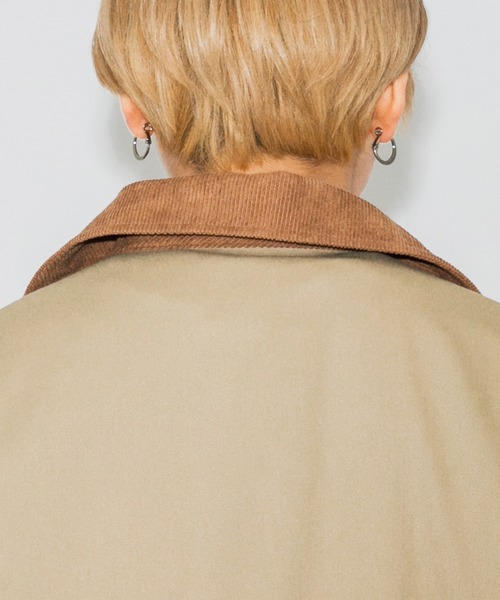 kutir（クティール）の「襟コーデュロイスイングトップ（その他アウター・レディース・ベージュ/ネイビー/グリーン・FREE）」の9枚目の写真