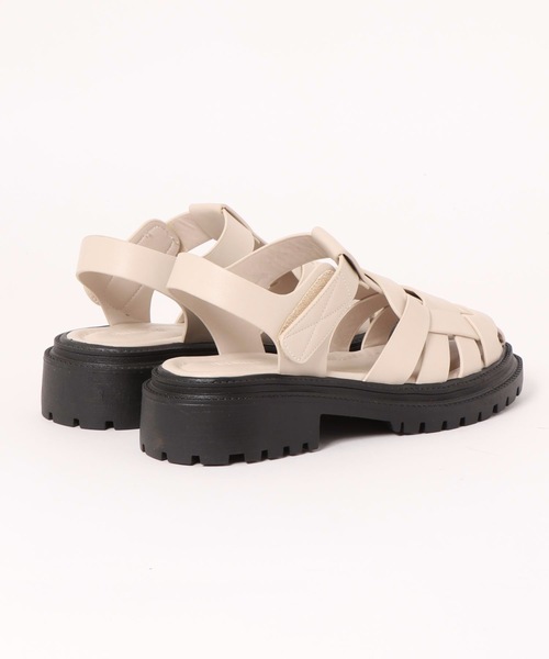 moment+(モーメントプラス)の「グルカサンダル(サンダル・レディース・ブラック/アイボリー・LL/S/M/L)」の4枚目の写真