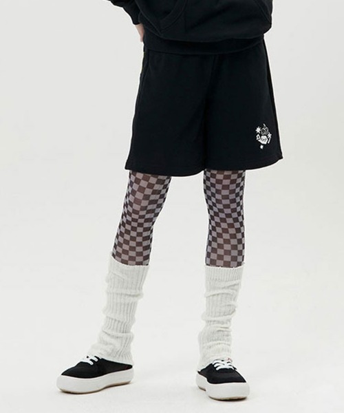 KIRSH（キルシー）の「KIRSH DOODLE CHERRY SHORT PANTS LS/キルシードゥードゥルチェリーショートパンツ（その他パンツ・レディース・グレー/ネイビー/ブラック・SMALL）」の2枚目の写真