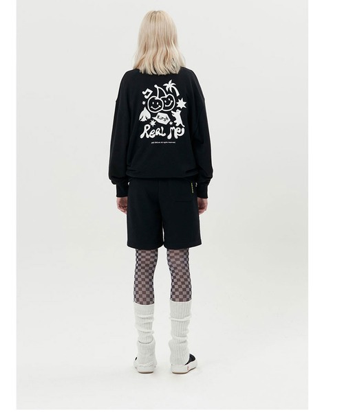 KIRSH（キルシー）の「KIRSH DOODLE CHERRY SHORT PANTS LS/キルシードゥードゥルチェリーショートパンツ（その他パンツ・レディース・グレー/ネイビー/ブラック・SMALL）」の6枚目の写真