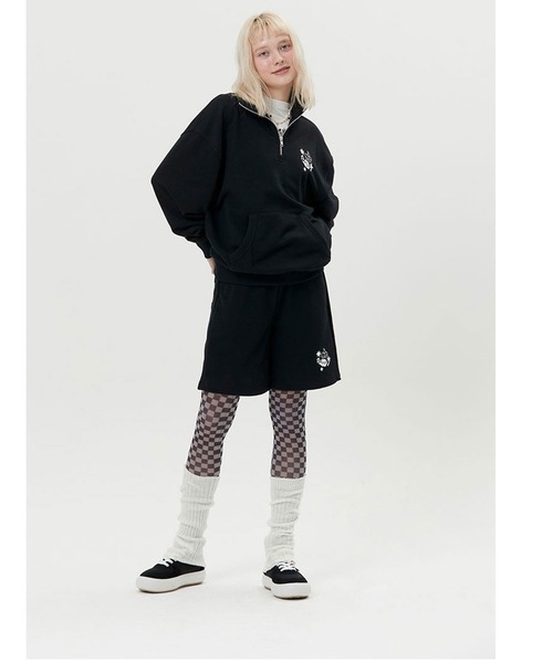 KIRSH（キルシー）の「KIRSH DOODLE CHERRY SHORT PANTS LS/キルシードゥードゥルチェリーショートパンツ（その他パンツ・レディース・グレー/ネイビー/ブラック・SMALL）」の7枚目の写真