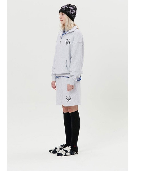 KIRSH（キルシー）の「KIRSH DOODLE CHERRY SHORT PANTS LS/キルシードゥードゥルチェリーショートパンツ（その他パンツ・レディース・グレー/ネイビー/ブラック・SMALL）」の10枚目の写真