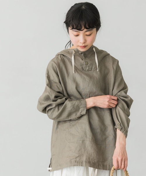 美品 かぐれ リネンアノラック かぐれ（カグレ）の「リネンアノラック（）」 - WEAR