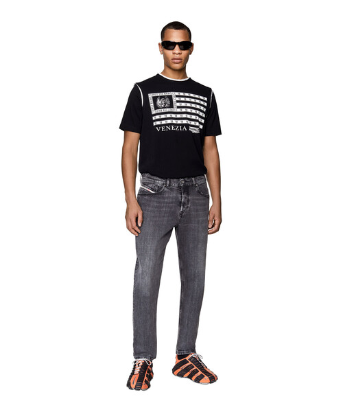 DIESEL(ディーゼル)の「メンズ Tシャツ ダブルカラー(Tシャツ/カットソー・メンズ・ブラック/ホワイト・SMALL/MEDIUM/LARGE/X-LARGE/XX-LARGE/X-SMALL/XXX-LARGE)」の10枚目の写真