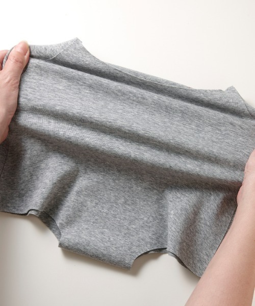 GUNZE（グンゼ）の「KIREILABO/キレイラボ 縫い目がなくて低刺激 1分丈レギュラーショーツ うるおい保湿（ショーツ・レディース・ピンク/杢グレー/ブラック/ベージュ/ライトブルー/スモークピンク/ベージュ系その他・MEDIUM/LARGE/X-LARGE）」の10枚目の写真