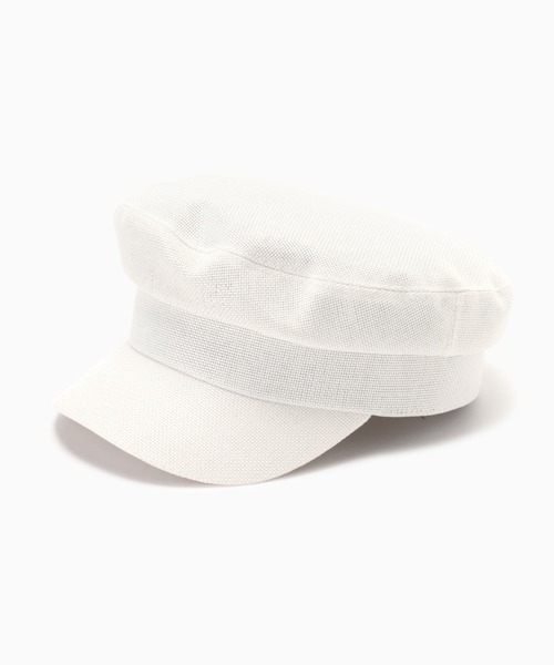 ROSE BUD（ローズバッド）の「マリンキャスケット（キャスケット・レディース・ホワイト/ブラック・FREE）」の4枚目の写真