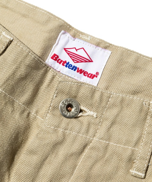Battenwear（バテンウエア）の「【Battenwear/バテンウェア】10周年コラボアイテム/NEW MAKER SHORTS by Post O'alls（その他パンツ・メンズ・カーキ/サーモンピンク/グレー・X-LARGE/LARGE/MEDIUM）」の12枚目の写真