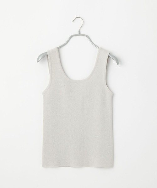 Heather(ヘザー)の「2WAYニットタンク 276985(タンクトップ・レディース・グレー/ホワイト系その他/ベージュ系その他/グリーン/ブラック・FREE)」の15枚目の写真