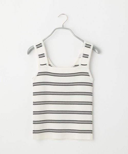 Heather(ヘザー)の「2WAYニットタンク 276985(タンクトップ・レディース・グレー/ホワイト系その他/ベージュ系その他/グリーン/ブラック・FREE)」の19枚目の写真
