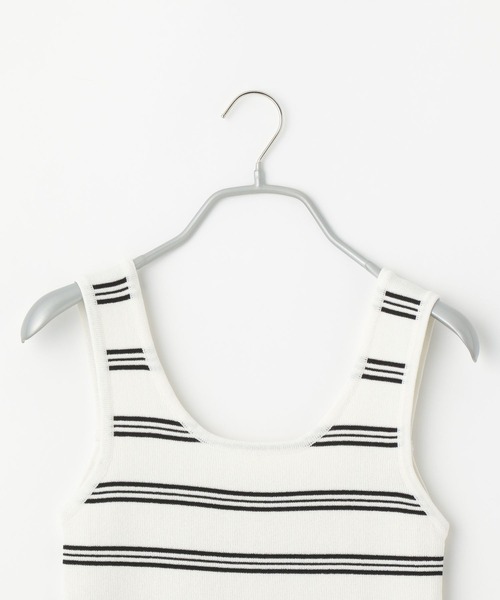 Heather(ヘザー)の「2WAYニットタンク 276985(タンクトップ・レディース・グレー/ホワイト系その他/ベージュ系その他/グリーン/ブラック・FREE)」の20枚目の写真
