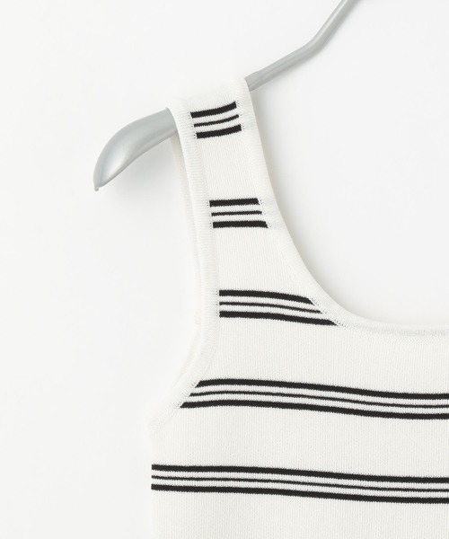 Heather(ヘザー)の「2WAYニットタンク 276985(タンクトップ・レディース・グレー/ホワイト系その他/ベージュ系その他/グリーン/ブラック・FREE)」の22枚目の写真