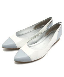 ROSE BUD | (OPPUS-GLOBO) 42-76109 SILK.A/S.PTNT BI-COLOR PUMPS(パンプス)