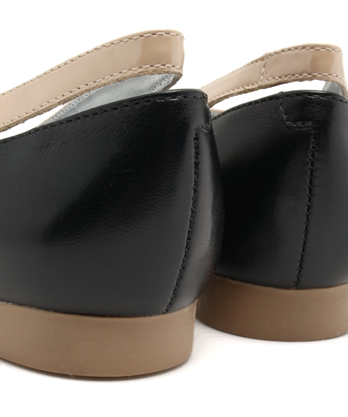 ROSE BUD(ローズバッド)の「(OPPUS-GLOBO) 42-76109 SILK.A/S.PTNT BI-COLOR PUMPS(パンプス・レディース・ブラック/ブルー・39/36/35/38/37)」の7枚目の写真